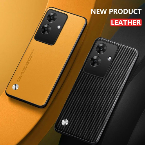 //funda Para Realme Note 60 C61 C63 Cáscara De Piel Simple+mic/