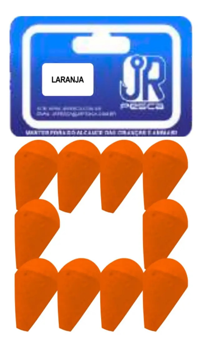 Bóia Guia para Pesca Lambari Laranja Isopor Jr Pesca