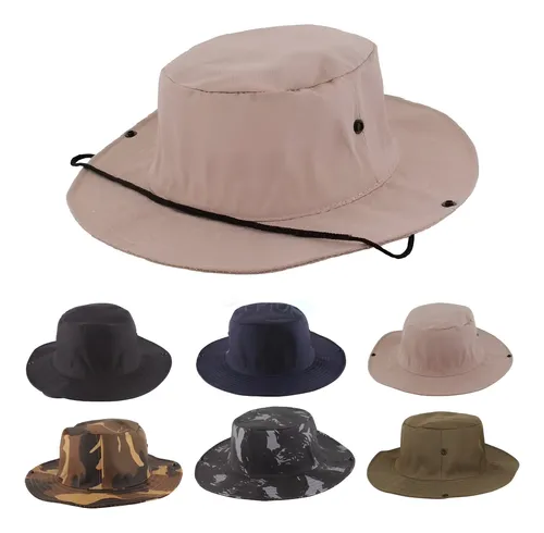 Chapéu Atacado Autraliano Pescador Passeio Cor Cáqui 10 Un Cáqui