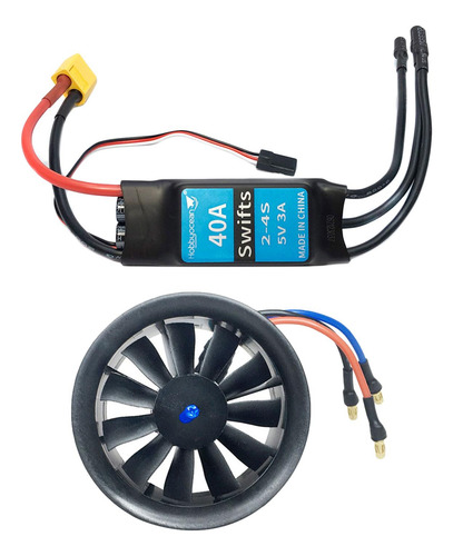 Ventilador De Conducto Edf De 50 Mm 4300kv 11 Hélice Motor