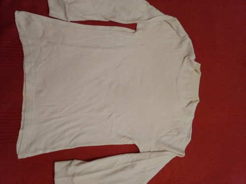 Media Polera Blanca