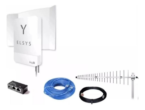 Kit Internet Rural Modem Elsys Link 3g + Antena