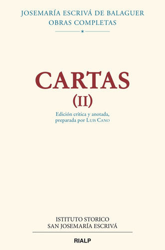 Libro Cartas Ii (edición Crítico-histórica)