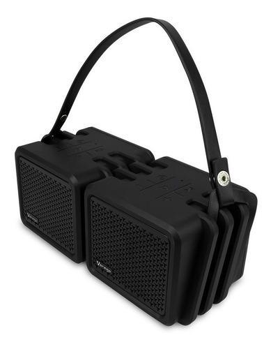 Vorago BSP-601 Bocina Portátil Con Bluetooth Negra Salida 3.5mm Alta Fidelidad Recargable TWS
