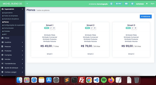 Erp, Emissor De Nfe, Nfce, Multi Filiais, Multi Empresas Php