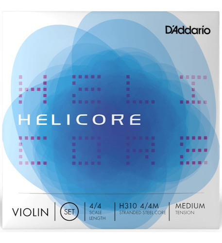 Set De Cuerdas Para Violín Helicore 310 4/4m