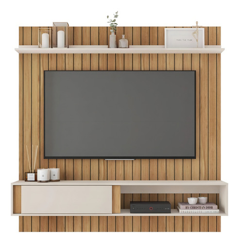 Panel de TV Boreal Espresso Furniture de hasta 70 pulgadas