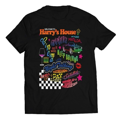 Polera Música - Harry Styles - Welcome To Harry's House