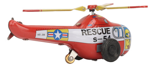 Helicóptero De Juguete Con Forma De Reloj, Metal, Hierro, Cu