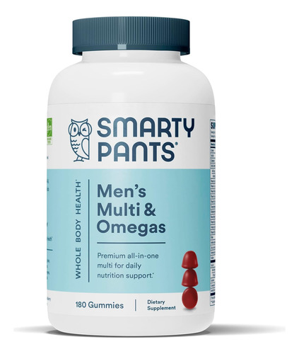 Smartypants Vitamina Completa Para Hombres 180 Gomitas