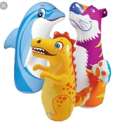 Muñeco Porfiado Inflable Intex 97cm 3 Modelos Nuevos