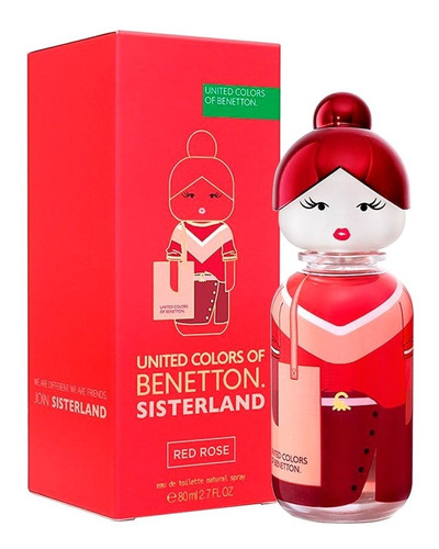 Perfume Benetton Sisterland Red Rose 80 Ml