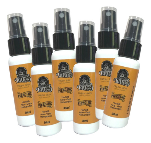 18 Un Spray P/ Piercing Acalma Refresca Recupera Os Tecidos
