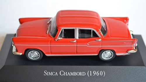 Imagem 3 de 3 de Miniatura Simca Chambord Escala 1/43 Carros Inesqueciveis