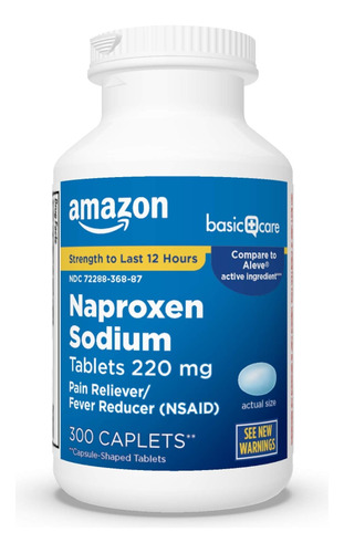 Naproxen Sodium Tablets 220 Mg, AnaLGésico/reductor De...