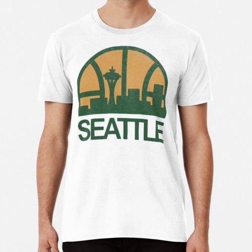 Remera Seattle Sonics Algodon Premium