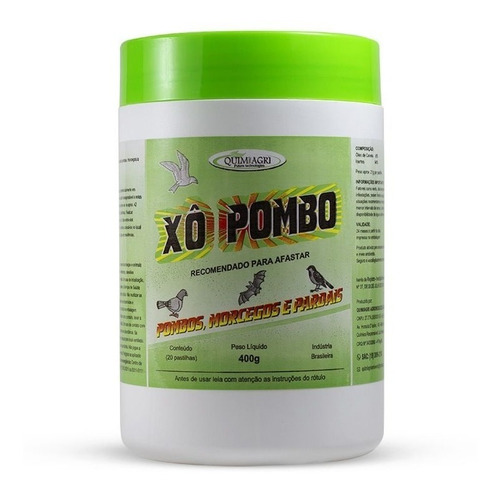 Xo Pombo Passaros Pastilhas 400g 