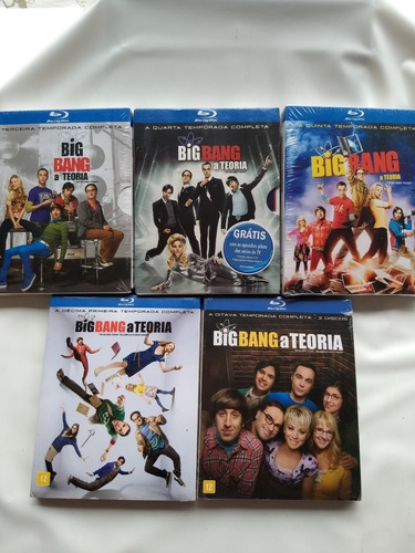 Blu-ray Big Bang A Teoria Temporadas 3°,4°,5°,8°,11°
