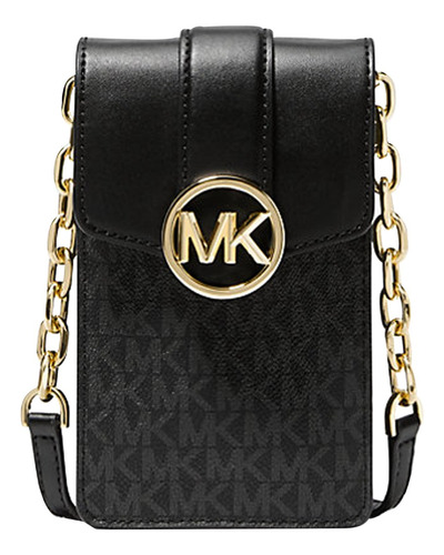 Bolsa Celular Michael Kors Monograma Crossbody Cadena