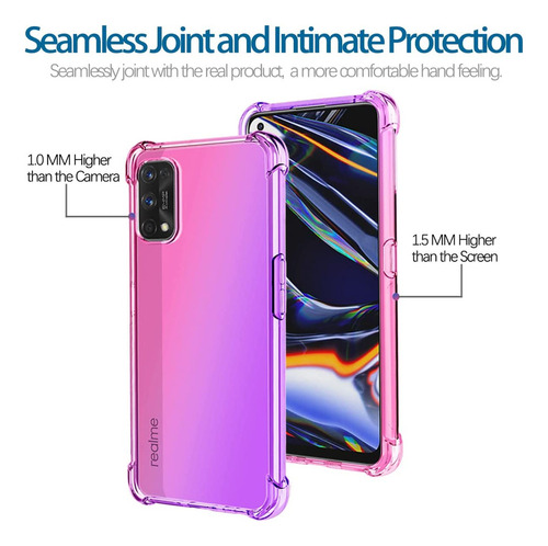 Capa Para Realme 7 Pro Capa Rmx2170, Transparente Como Crist