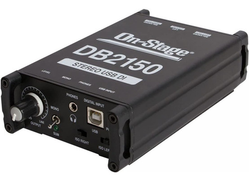 Caja Di Usb Estéreo Pasiva Db2150 Onstage