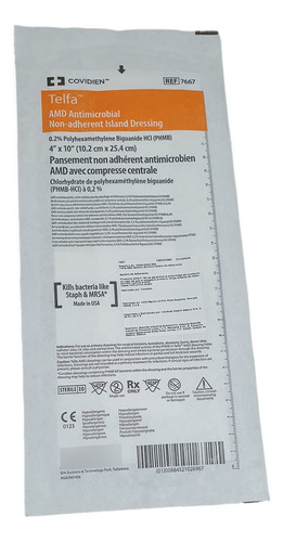 Telfa Amd 0.2% Phmb-hcl 10.2cm X 25.4 Cm C/1 Pza
