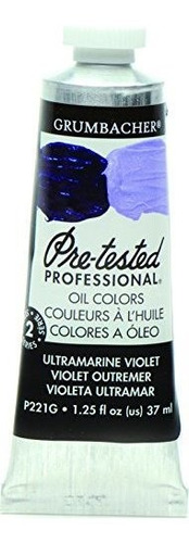 Pintura Al Oleo Pre-probada Grumbacher, 37ml / 1.25 Onza, V