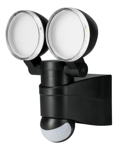 Imagen 1 de 2 de Arbotante Negro Con Sensor De Movimiento, Led, 12 W, 47338
