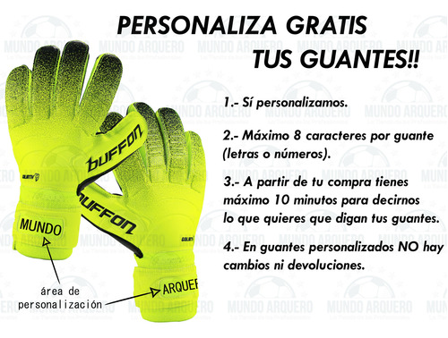 Guante Portero Infantil Envio/personalizado | Mundo Arquero