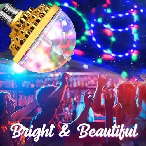 Luces DJ De Discoteca RGB Bombilla LED E27 Luz Foco Bola Disco Ball Para  Fiesta 
