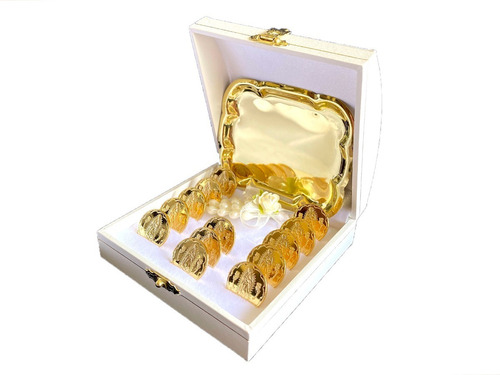 Imagen 1 de 5 de Arras Matrimoniales En Oro L14k