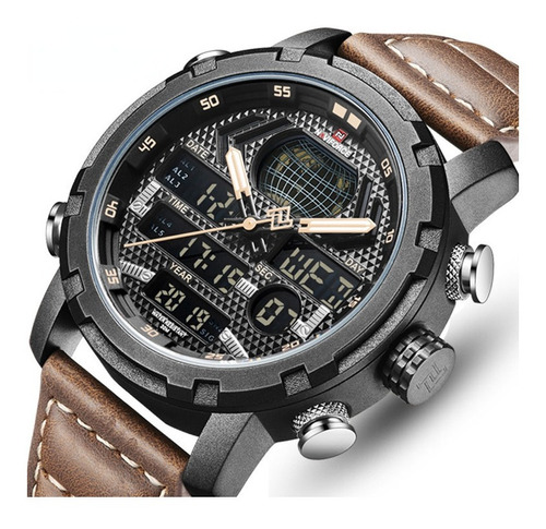 Reloj Deportivo De Cuarzo Militar Naviforce 9160 Para Hombre