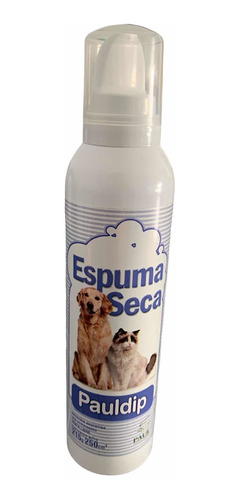 Shampoo Espuma Perros Gatos Paul Baño Seco Spray 