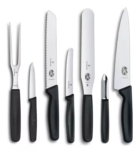 Set Cuchillos Victorinox 7 Piezas Acero Inoxidable Cocina