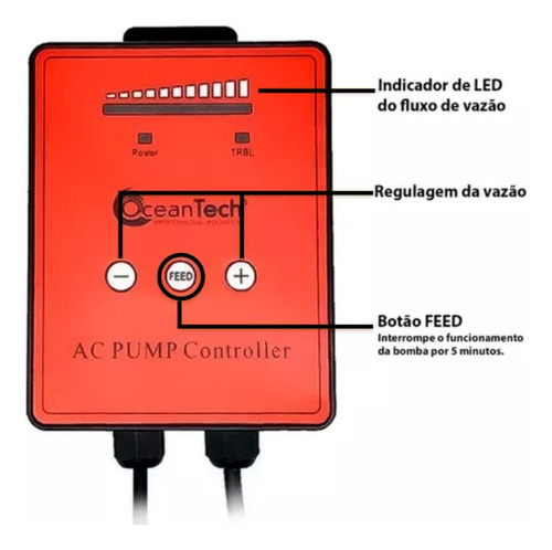 Bomba Submersa Ocean Tech Ac-30000 Lagos E Fontes - 30000l/h