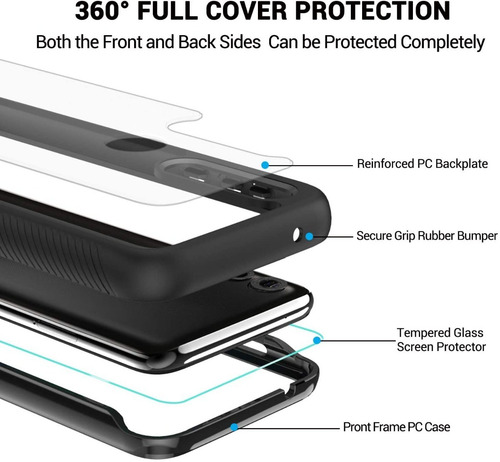 Protector Mica Vidrio Templado Funda Motorola G Power 2020