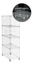 Comprar Estante Prateleira Para Livros 4 Nichos Organizador Livreiro Cor Tela Branca Com Conectivo Branco