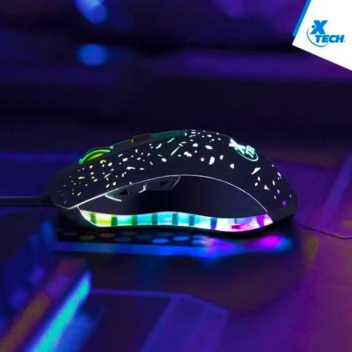 Mouse Gaming Usb Led 7 Colores 6 Botones Xtech Xtm-410