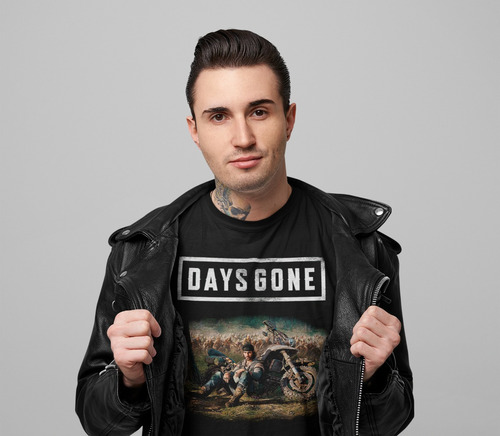 Camiseta Gamer Video Juego Days Gone Moto  N1