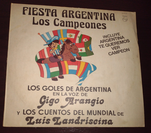 La Fiesta De Los Campeones Mundial 78 En Vinilo!!!!! (Usado)