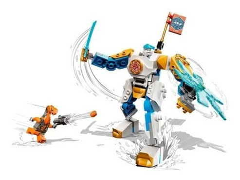 Imagen 3 de 4 de Lego Ninjago Meca De Última Generación Evo De Zane Art 71761 95