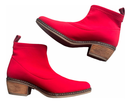 Botas Cortas Rojas