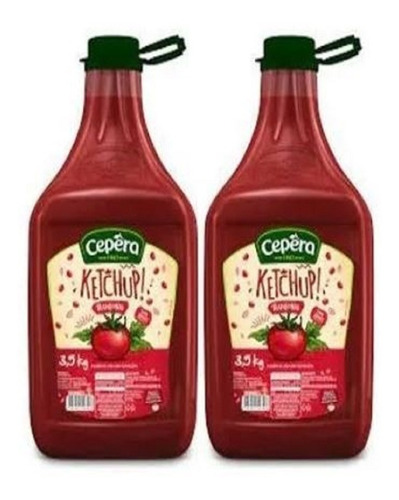 Kit C/2 Ketchup Tradicional Big Pump 3,5kg - Cepéra
