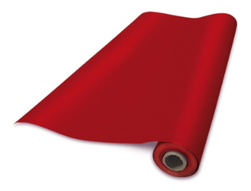 Papel América Rollo De  25m Color Rojo