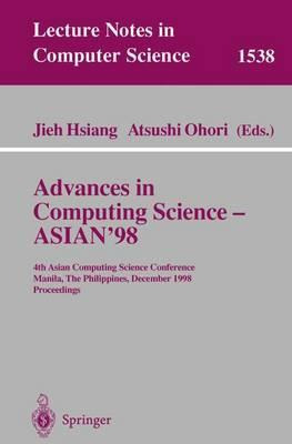 Libro Advances In Computing Science - Asian'98 - Jieh Hsi...