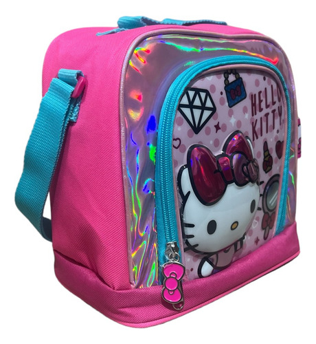 Kit Mochila Hello Kitty Lonchera Lapicera Original Ruz Prim