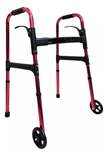 Andadera Plegable Con Llantas Ultra Compacta Viajera Adulto
