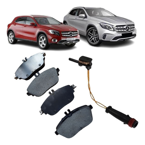 Pastilhas Freios Diant/tras+sensor Merc/a200 2017 2018 19