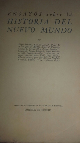 Historia Del Nuevo Mundo J.l Romero Besadre Whitaker 1951 E3