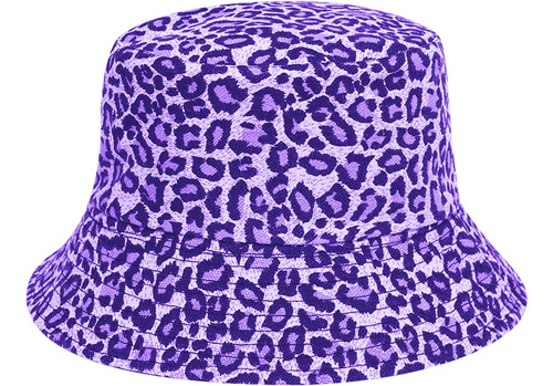 Sombrero Reversible Leopardo, Gorra Pescador Algodón, Sol Y